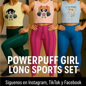 Powerpuff Girl Long Sports Set